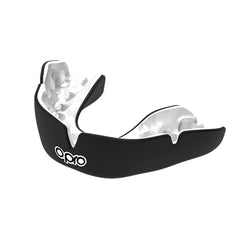 Opro Custom Fit Gumshield- Black/White (Age 10+)