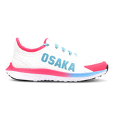 Osaka Furo Play Junior Hockey Shoe White/Retro Blue/Raspberry 25/26