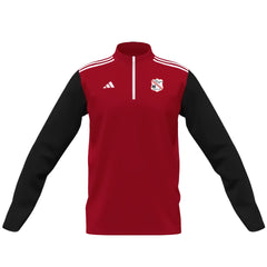 Harlequins Adidas Junior Training 1/4 Zip Red/Blk