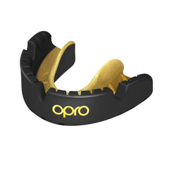 Opro Gold Braces Gumshield- Black/Gold (Age 10+)