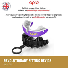 Opro Gold- Purple/Pearl (Age 10+)