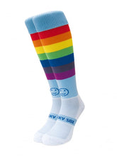 WackySox Rainbow Warrior Hockey Sports Sock-0