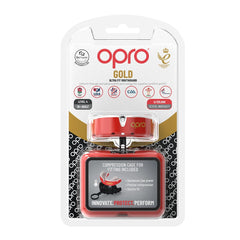 Opro Gold- Red/ Pearl (Age 10+)