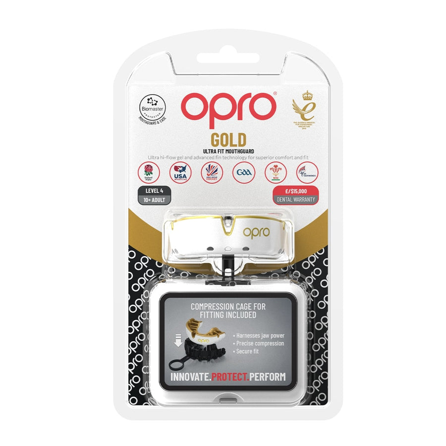 Opro Gold- White/Gold (Age 10+)