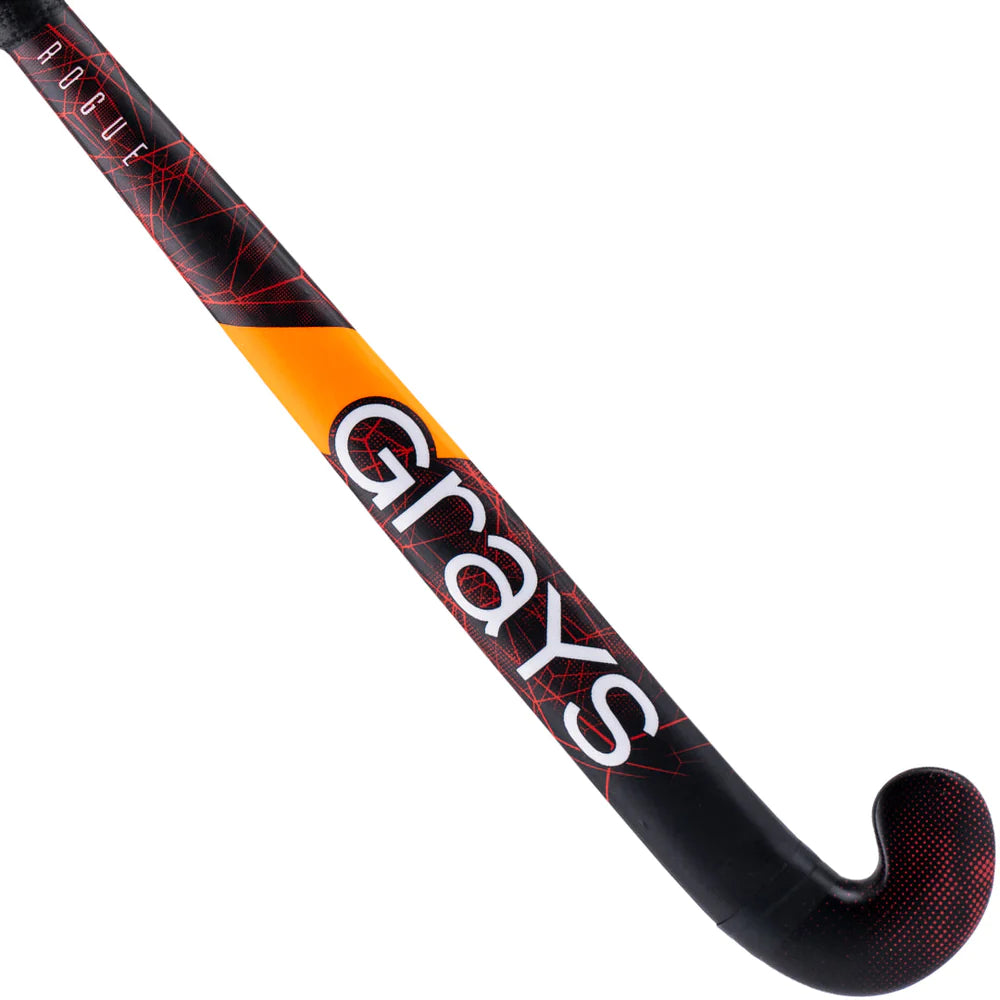 Grays Rogue Ultrabow Senior Hockey Stick Blk/Red 23/24-b3fd-4a99-915f-4436aeeb4e2b