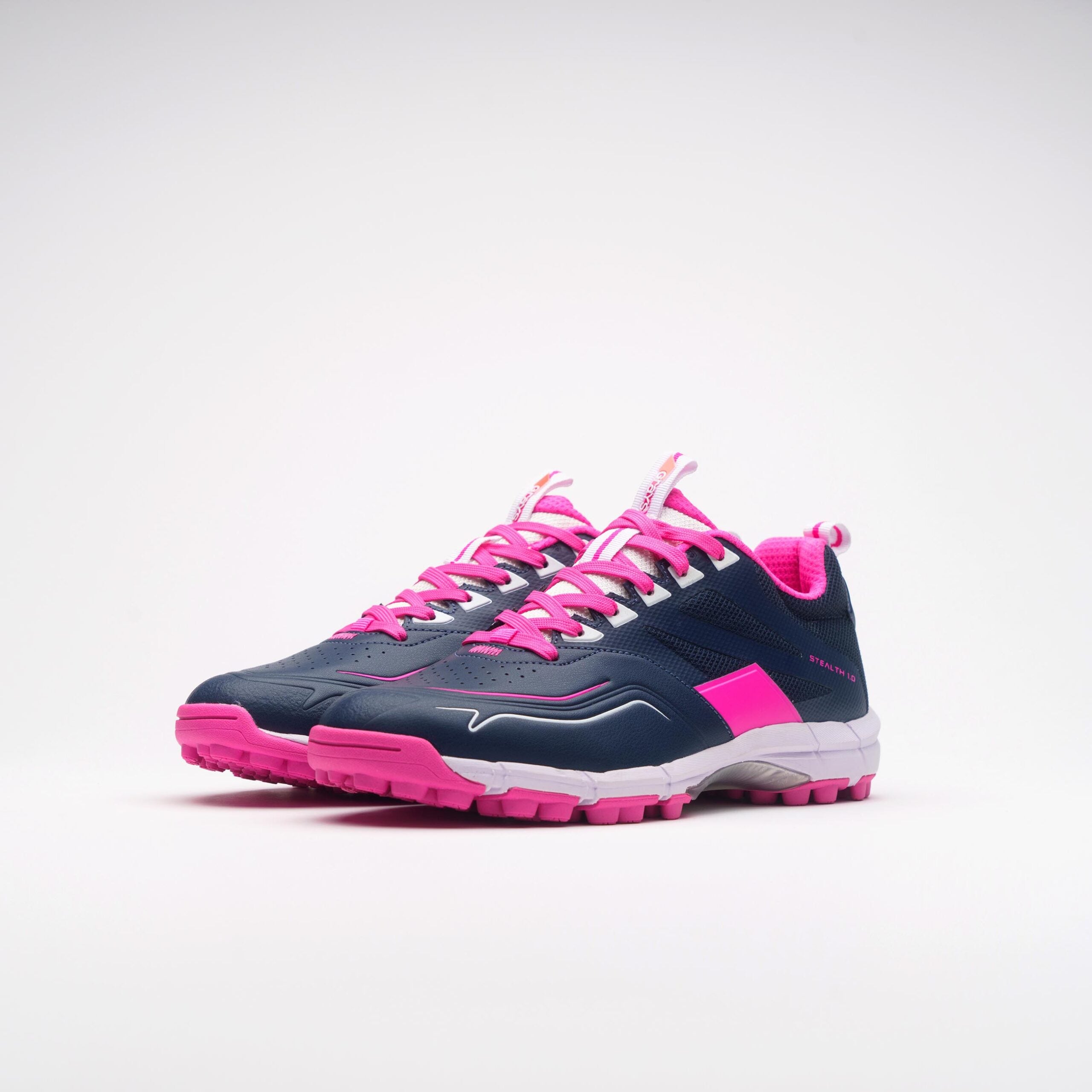 676332Grays Stealth 1.0 Senior Hockey Shoe 24/256 Stealth 1.0 Navy Pink, Pair