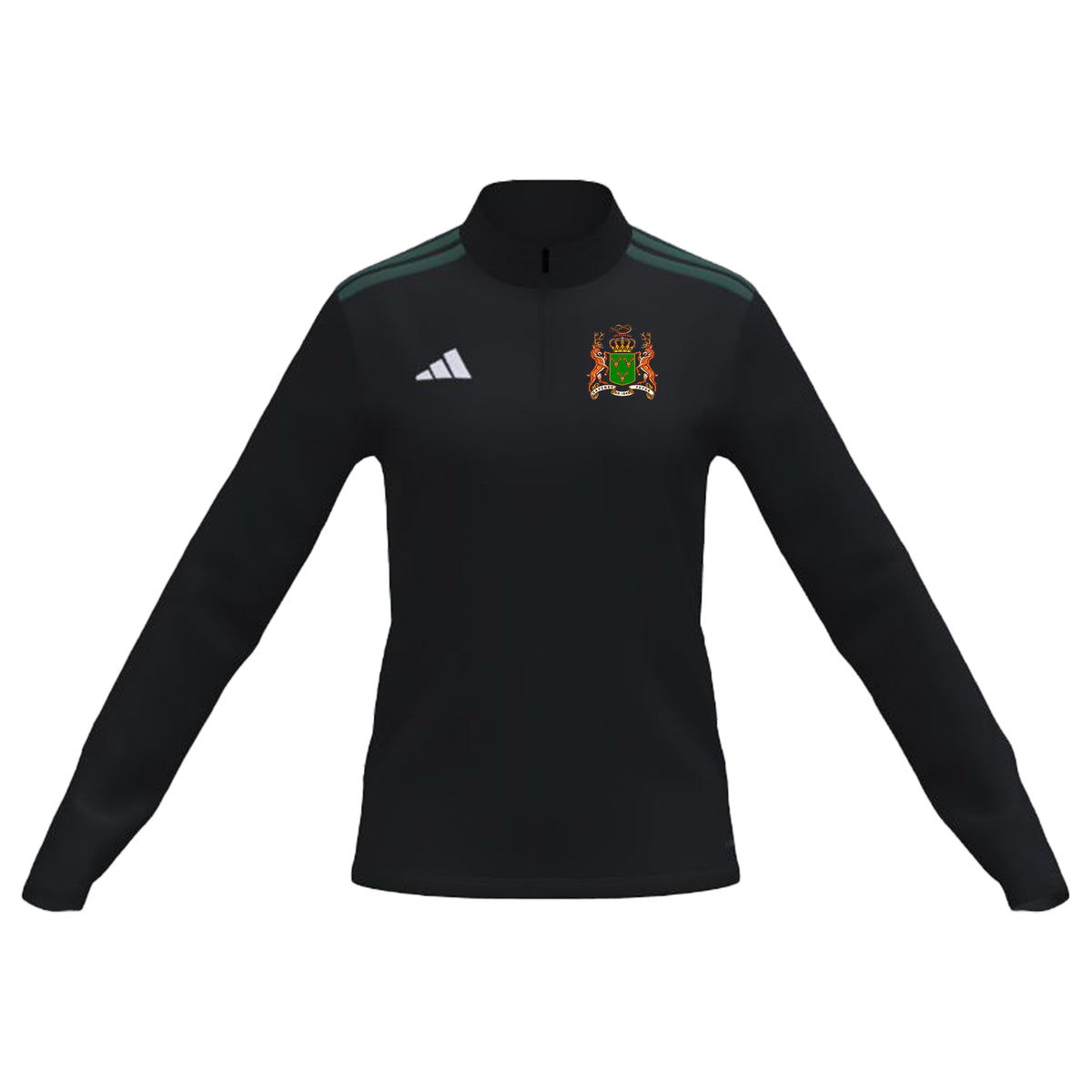 BGS Fitted 1/2 zip top Girls