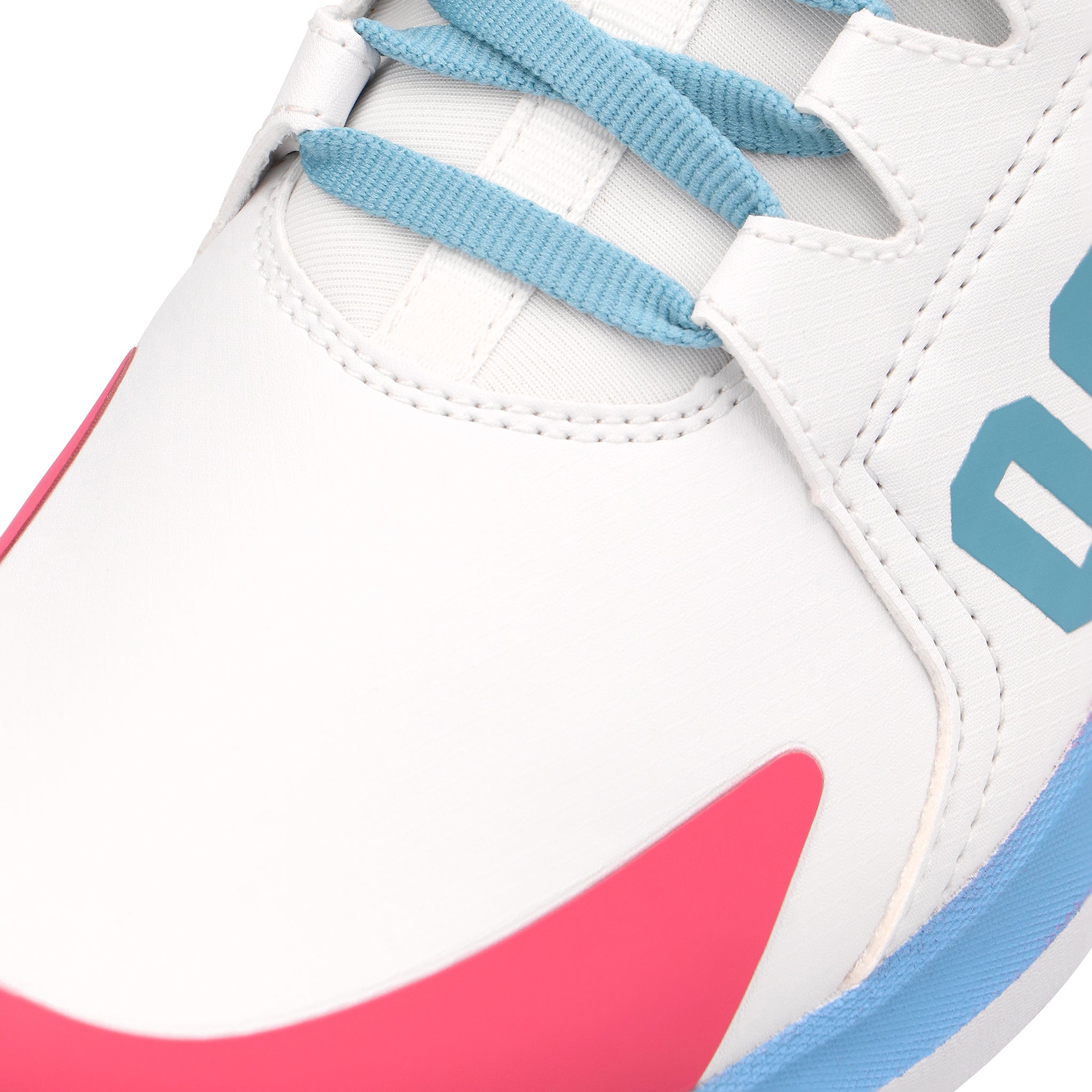 Osaka Furo Play Junior Hockey Shoe White/Retro Blue/Raspberry 25/26