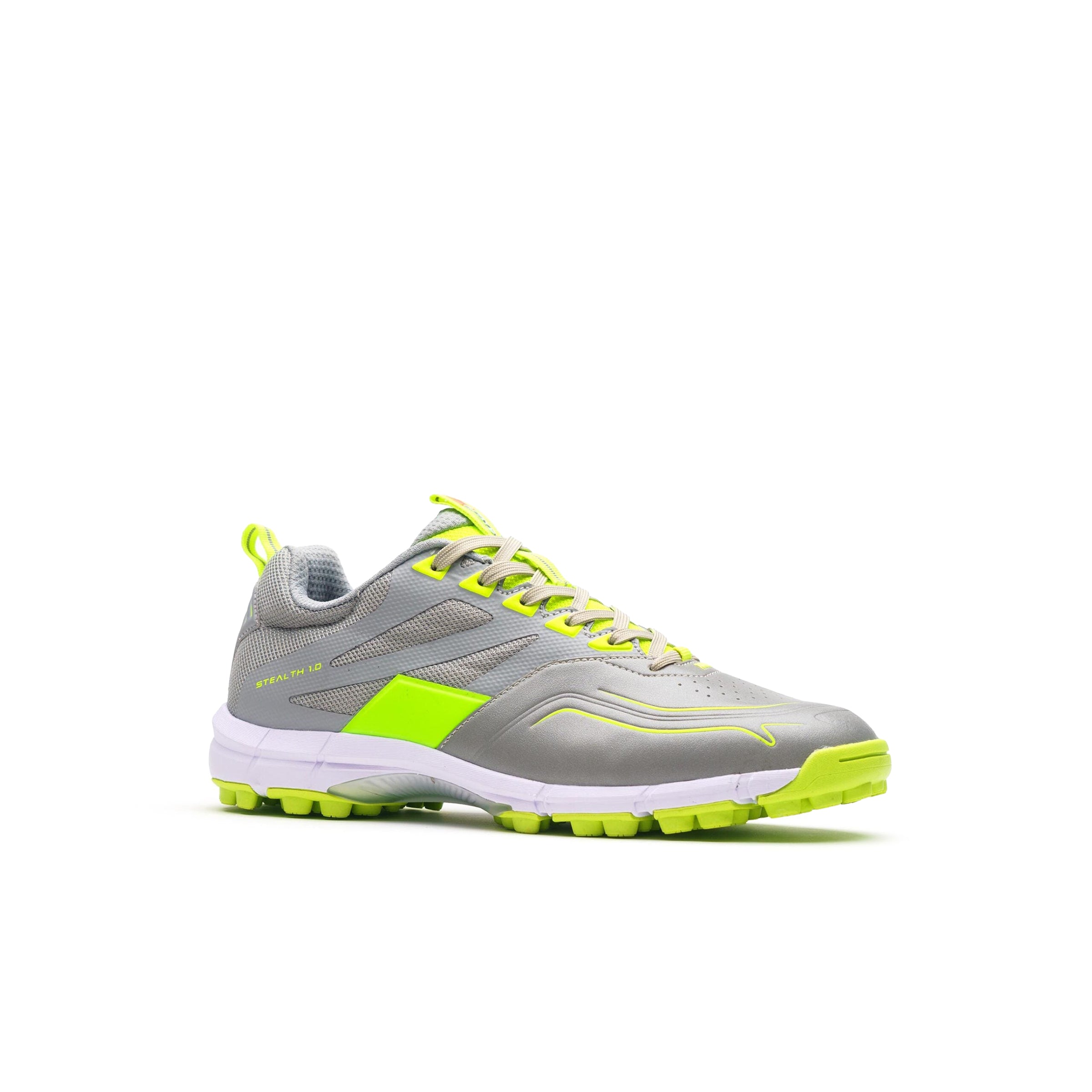 Grays Stealth 1.0 Grey/Yellow Senior Hockey Shoe 24/25