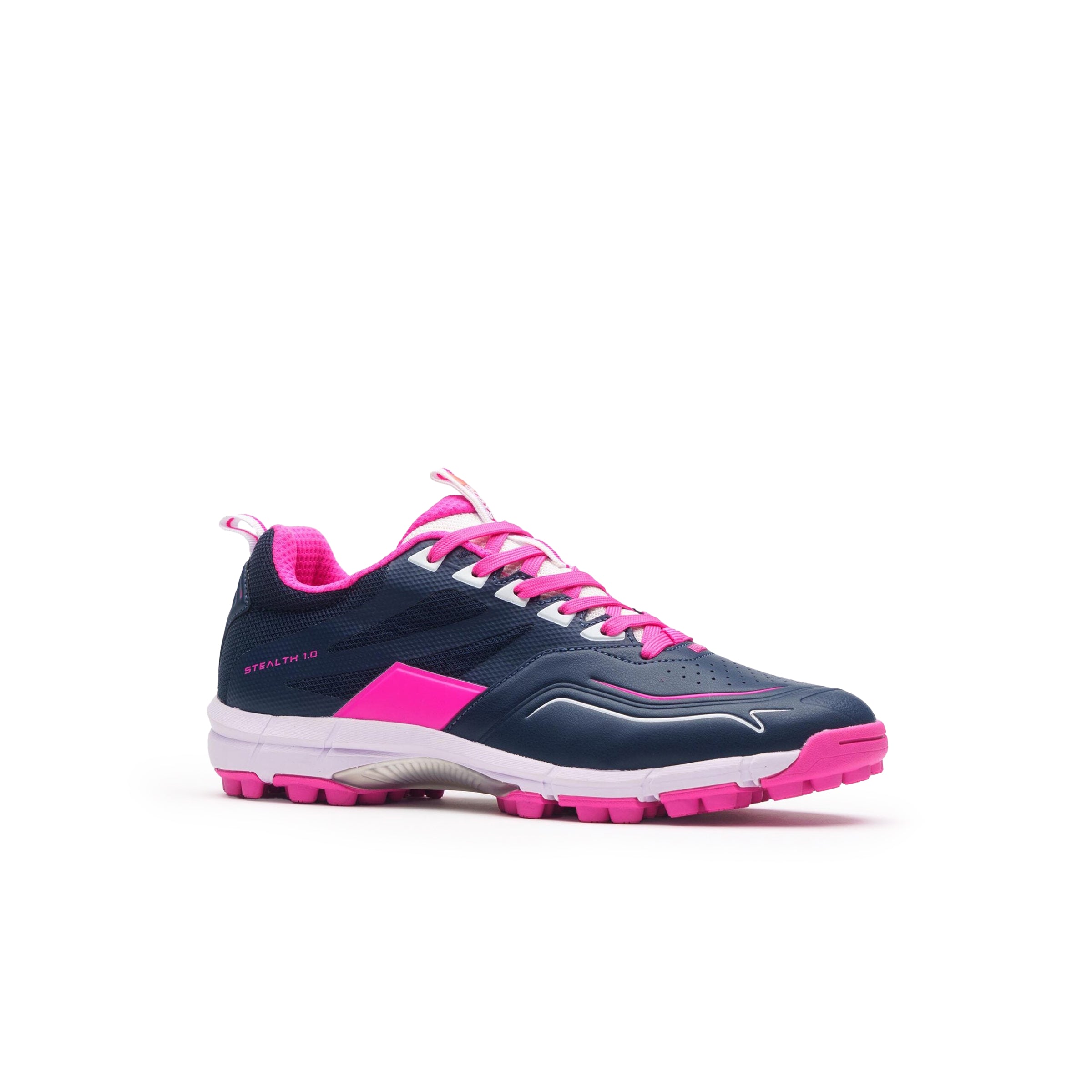 Grays Stealth 1.0 Navy/Pink Senior Hockey Shoe 24/25