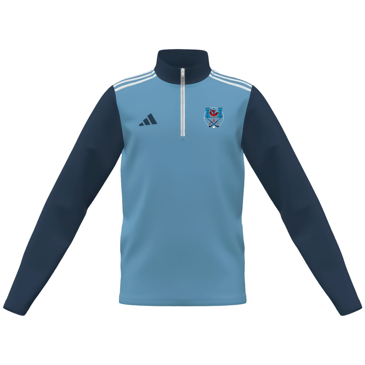 Ashton HC Adidas Junior Training 1/4 Zip Navy