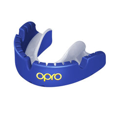 Opro Senior Gold Braces Gumshield- Blue