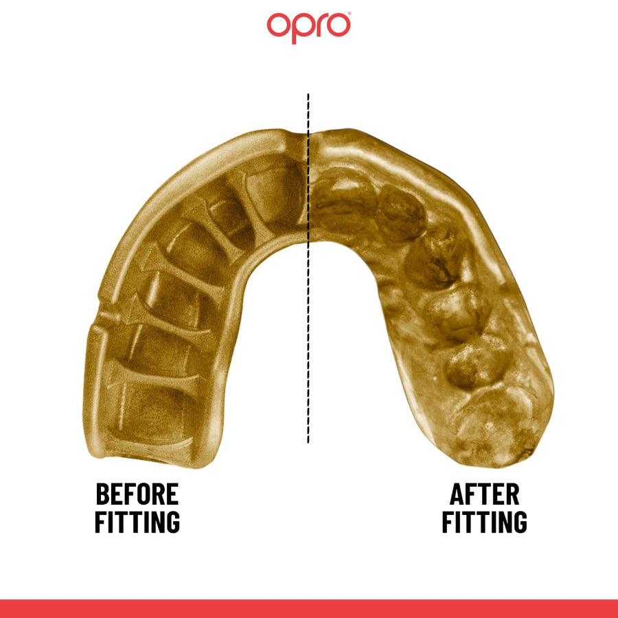 Opro Gold- Black/Gold (Age 10+)