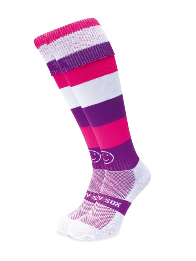 WackySox Purple Smoothie Hockey Sports Sock-0