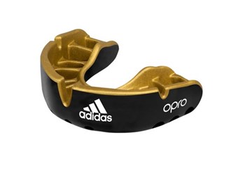 Adidas Opro Senior Gumshield Gold Braces- Black