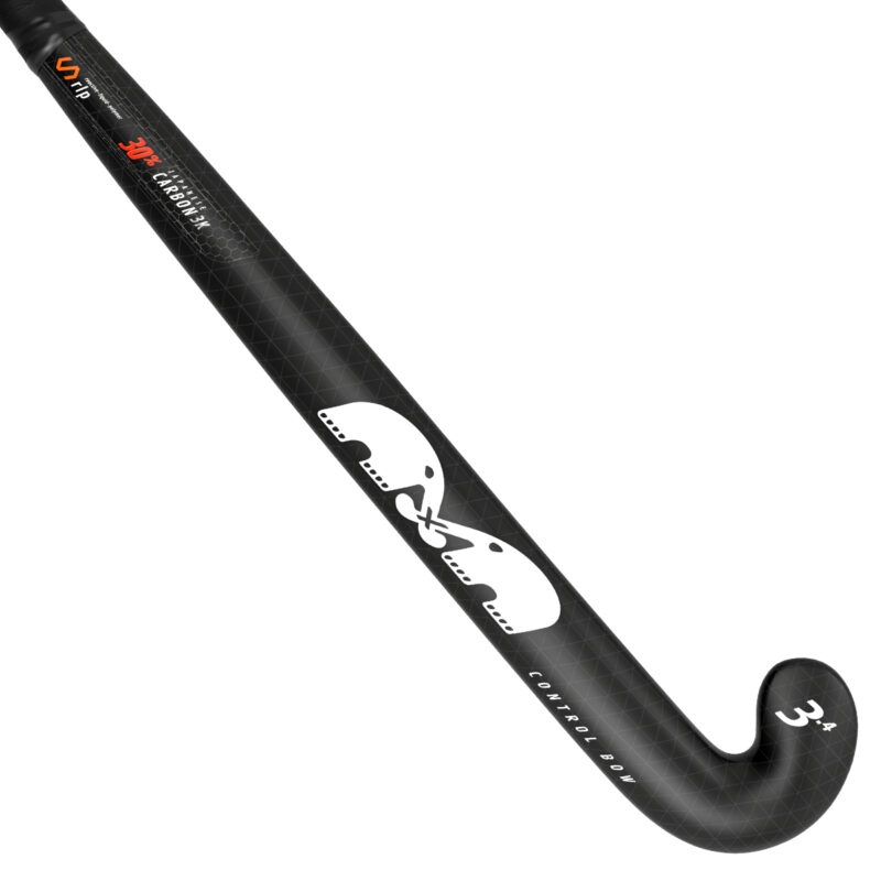 TK Hockey 3.4 Control Bow Hockey Stick Black (22/23)