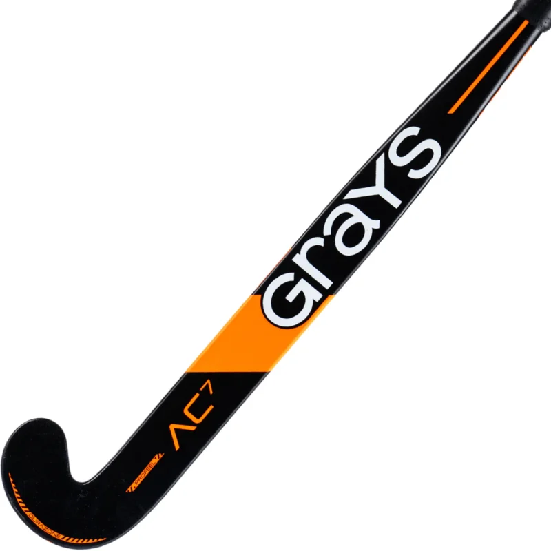 Grays AC7 Jumbow-S VX Hockey Stick Blk/Orange 23/24