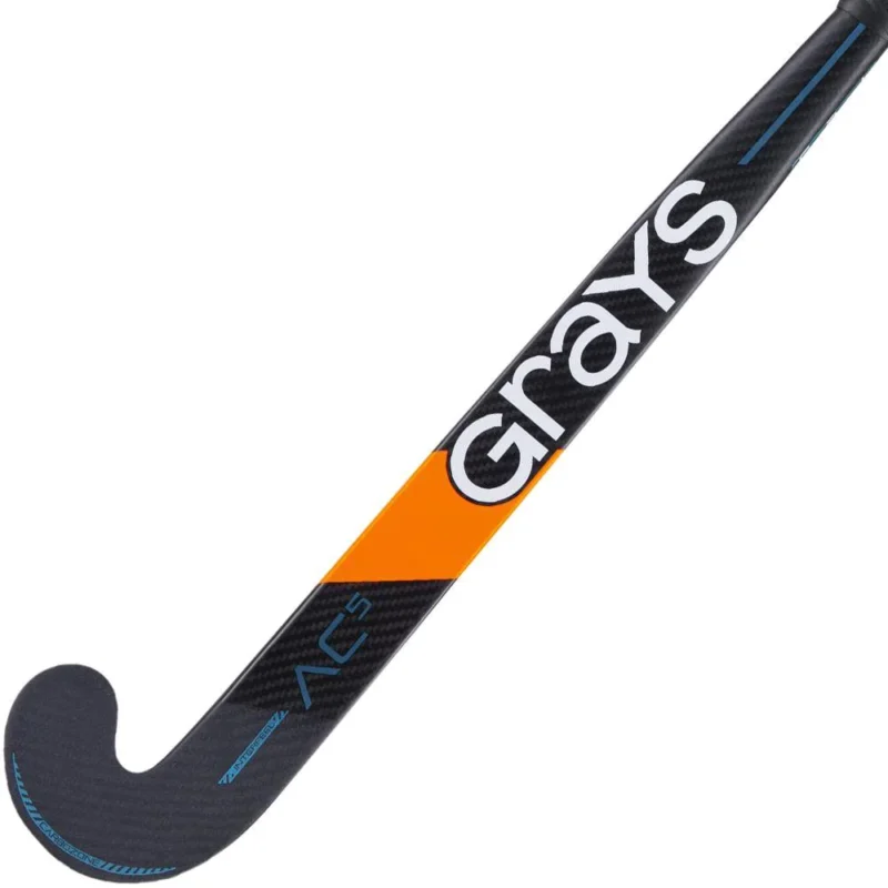 Grays AC5 Dynabow Composite Hockey Stick Blk/Blue 23/24
