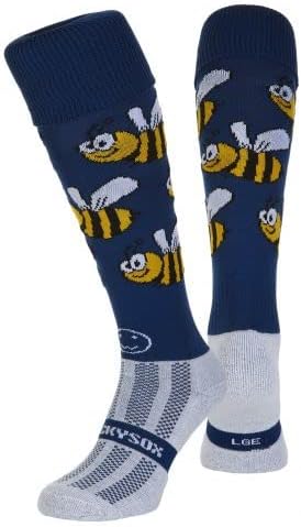 WackySox Bee Happy Knee Length Sport Socks